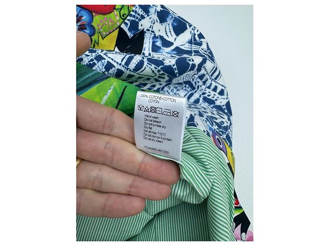 Gonna Stella Jean in cotone multicolore - vista 6