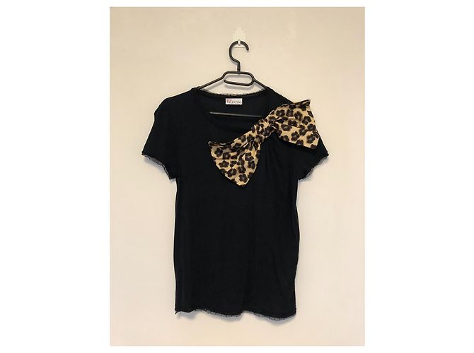 Red Valentino Leoparden- Schleifenoberteil - Ansicht 2