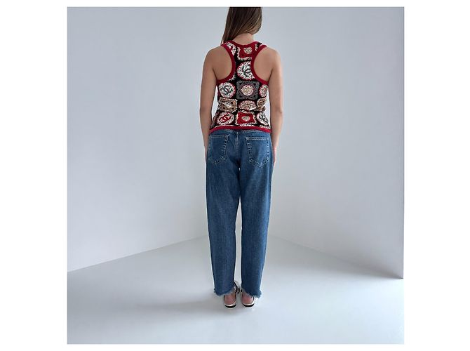 Top de Chanel de algodón con motivos CC Multicolor - vista 10