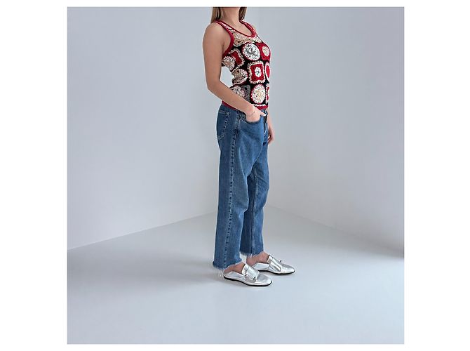 Top de Chanel de algodón con motivos CC Multicolor - vista 5