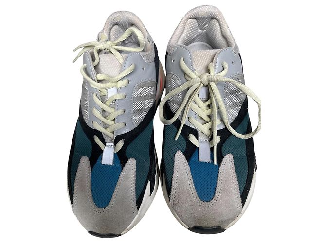 Sneakers Adidas Yeezy Boost 700 Mauve Marrone Nero Blu Arancione Grigio - vista 4