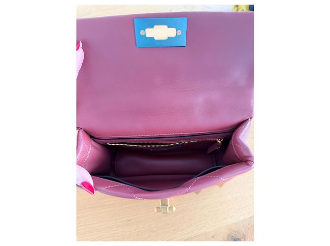 Bolsa Valentino Garavani Roman Stud couro marrom - vista 13