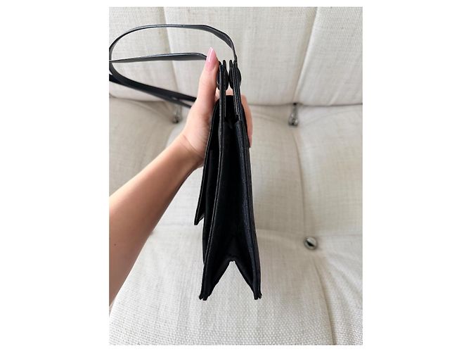 Borsa Gucci monogramma GG nera in tessuto Nero - vista 10