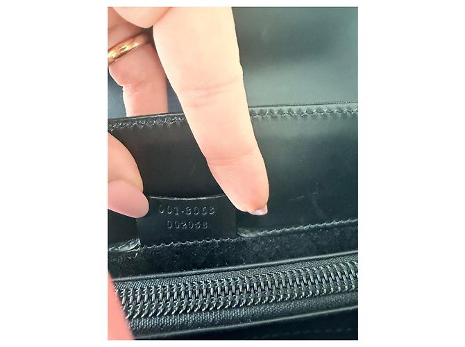 Borsa Gucci monogramma GG nera in tessuto Nero - vista 19