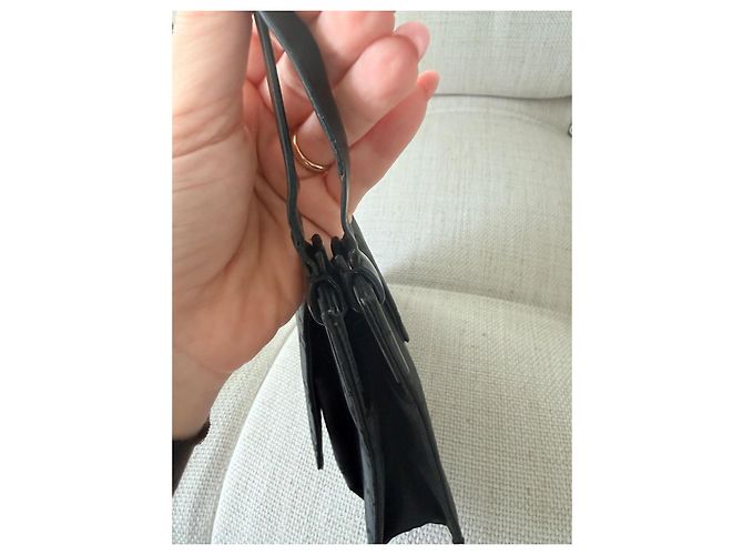 Borsa Gucci monogramma GG nera in tessuto Nero - vista 9