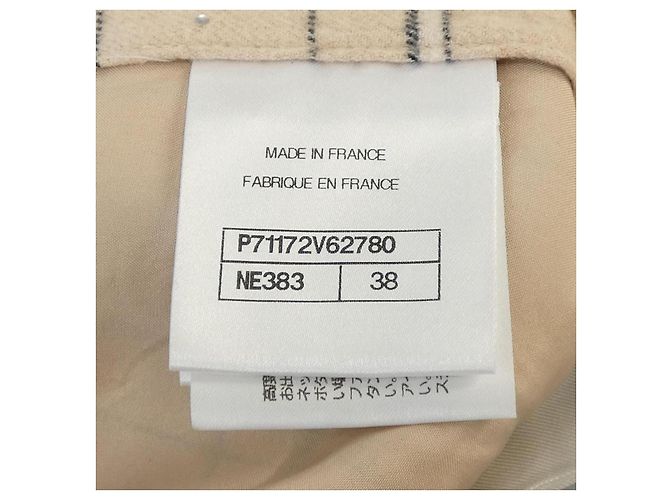 Pantalones Chanel Castaño Beige - vista 4