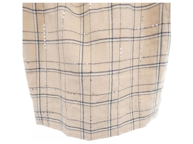 Pantalones Chanel Castaño Beige - vista 6