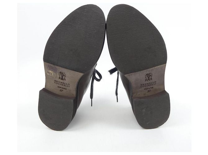 Leder Schuhe Brunello Cucinelli Braun - Ansicht 4