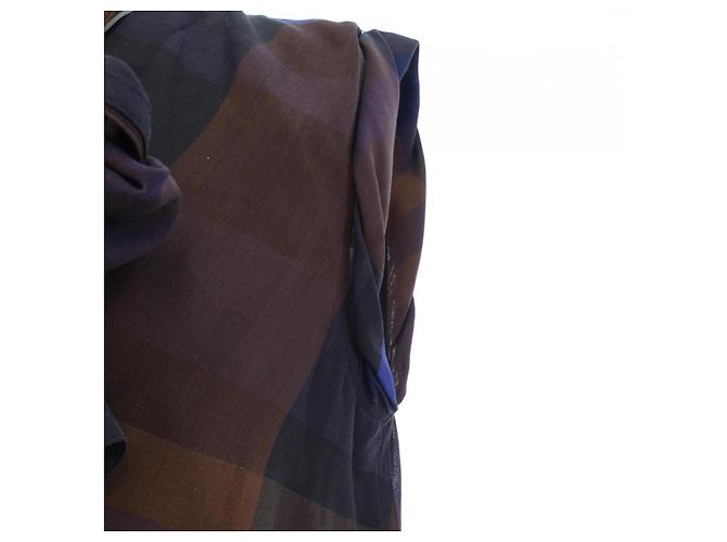 Hermès Hermes Kleid 34 Braun Schwarz Lila - Ansicht 7