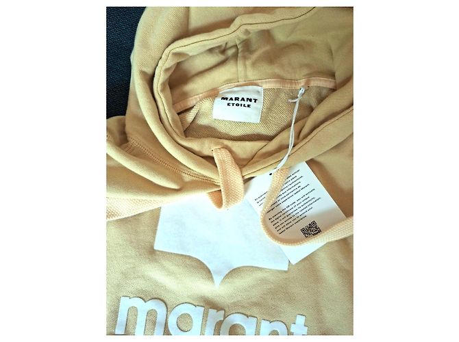 Isabel Marant Mansel Sweatshirt gelb Baumwolle - Ansicht 3