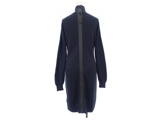 Hermès Seidenmischung Kleid 34 Braun - Ansicht 2