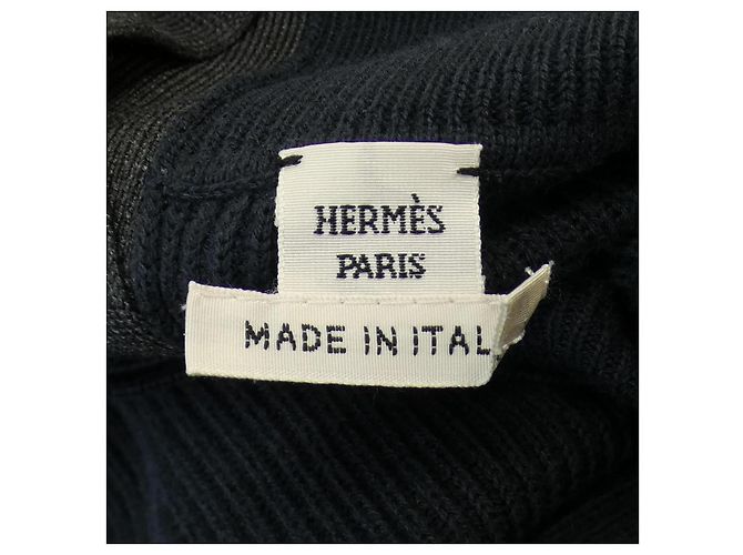 Hermès Seidenmischung Kleid 34 Braun - Ansicht 4