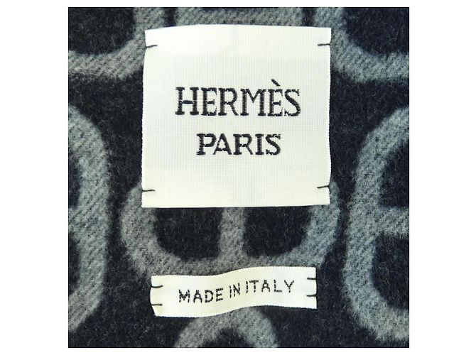Giacca in pelle Hermès Blu Blu navy - vista 4
