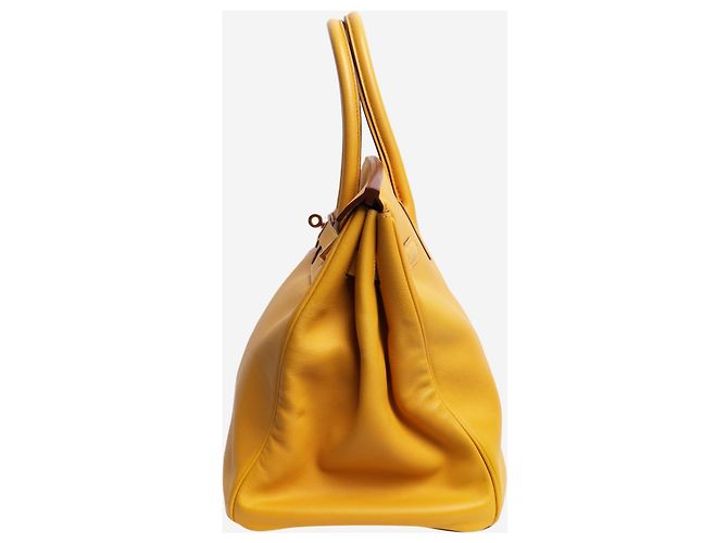 Hermès Borsa Birkin 35 Giallo Ambra 2009 - vista 2