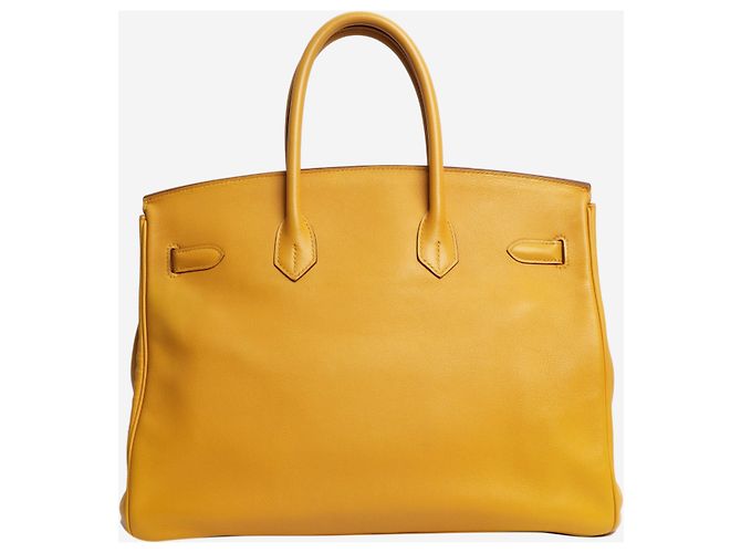 Hermès Borsa Birkin 35 Giallo Ambra 2009 - vista 3