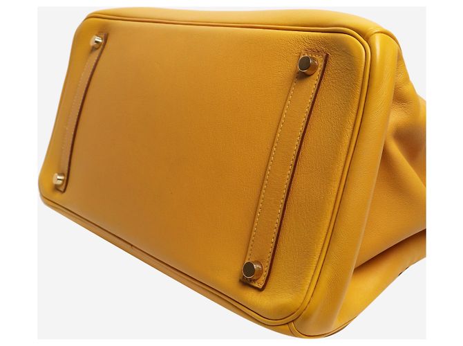 Hermès Borsa Birkin 35 Giallo Ambra 2009 - vista 4