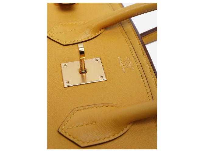 Hermès Borsa Birkin 35 Giallo Ambra 2009 - vista 7