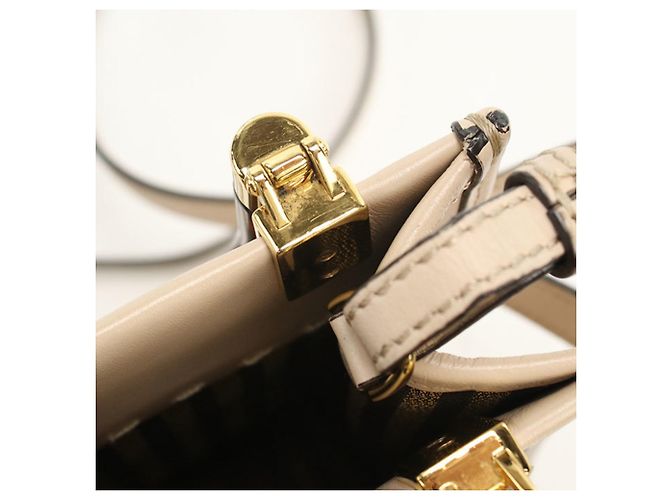 Borsa Fendi Sunshine Shopper Mini 2 in 1 Beige - vista 5