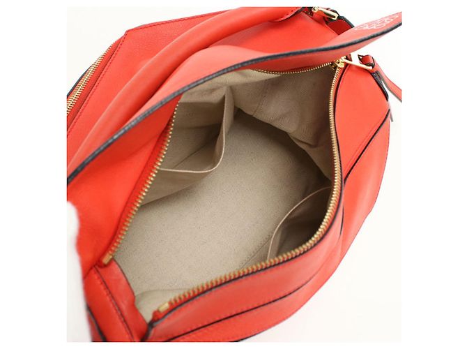 Puzzle Bolso rojo de tamaño mediano Loewe Roja - vista 3