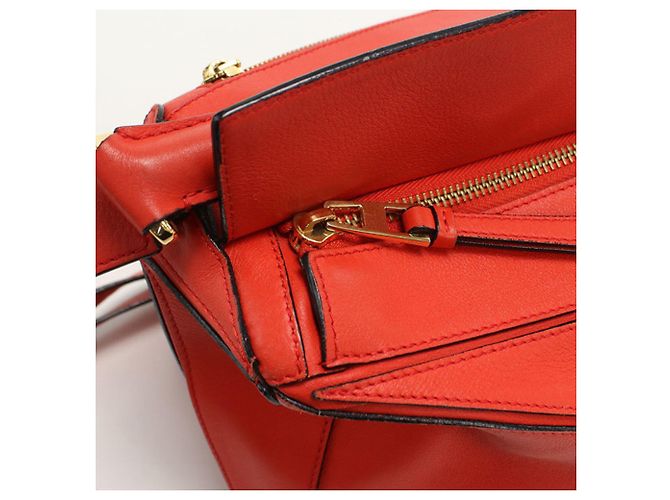 Puzzle Bolso rojo de tamaño mediano Loewe Roja - vista 7
