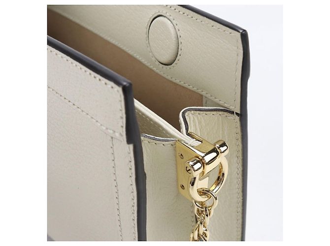 Borsa a Spalla Ophidia Chain di GUCCI Bianco - vista 6