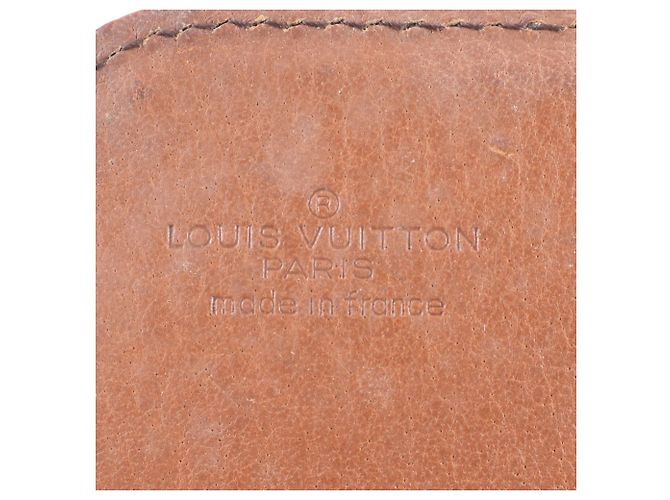 Borsa a Spalla Cartouchiere Monogramma Louis Vuitton Marrone Bianco - vista 10