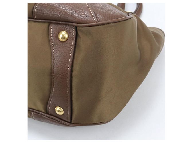 Braune Nylon-Tote von Prada - Ansicht 6