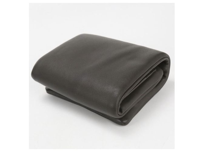 Cartera plegable Saint Laurent en gris Castaño - vista 2