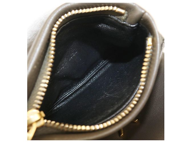 Cartera plegable Saint Laurent en gris Castaño - vista 6