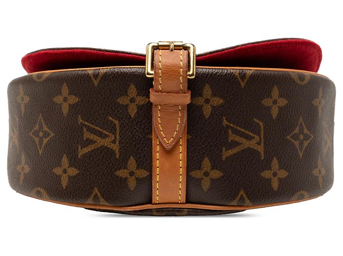 Borsa Tamburello Monogramma Marrone Louis Vuitton - vista 3