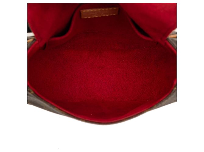 Borsa Tamburello Monogramma Marrone Louis Vuitton - vista 4