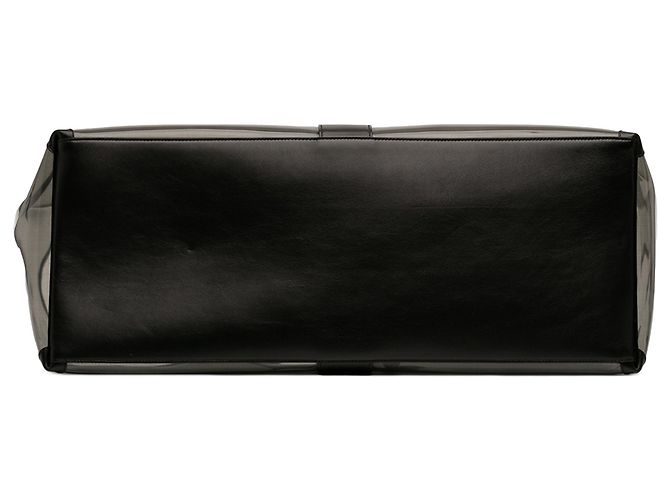 Saint Laurent Graue Maxi PVC Transparente Y Tasche Braun - Ansicht 3