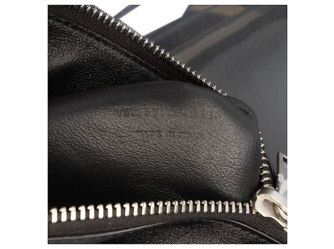 Saint Laurent Graue Maxi PVC Transparente Y Tasche Braun - Ansicht 6