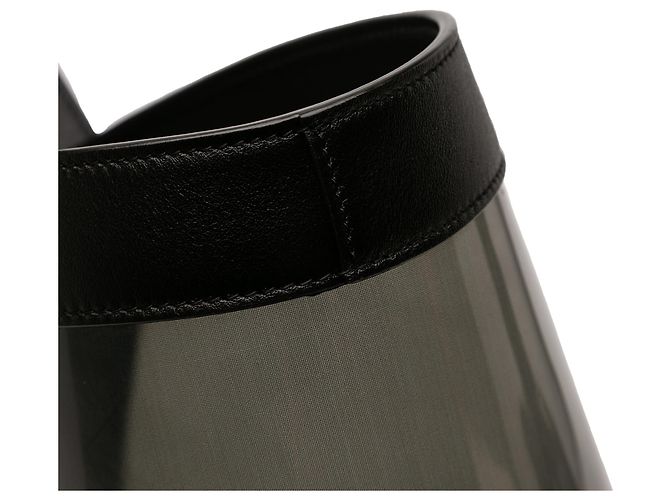 Saint Laurent Graue Maxi PVC Transparente Y Tasche Braun - Ansicht 7