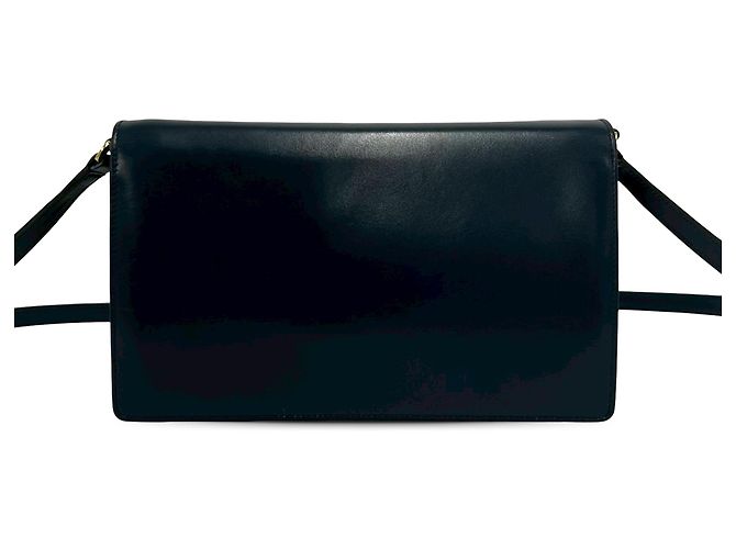 Borsa a tracolla in pelle nera Gucci Nero - vista 2