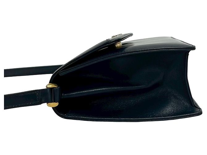 Borsa a tracolla in pelle nera Gucci Nero - vista 6