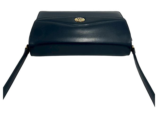 Borsa a tracolla in pelle nera Gucci Nero - vista 9