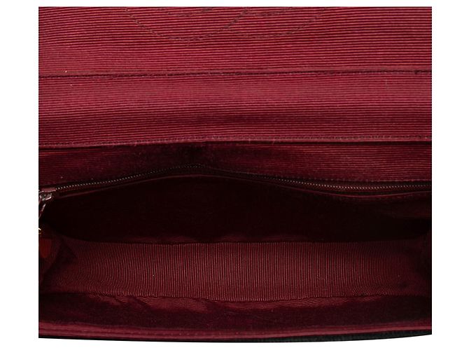 Chanel Nero CC Velluto Trapuntato Borsa Mezza Luna - vista 4