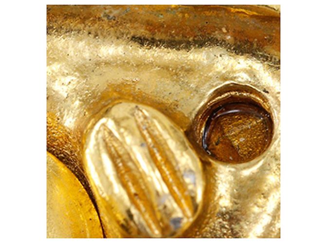 Orecchini a clip a forma di diamante placcati in oro Chanel D'oro - vista 8