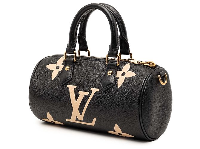 Louis Vuitton Papillon BB Giant Monogram Empreinte Bicolor Schwarz - Ansicht 2