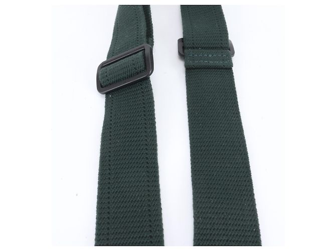 Cinghia a Spalla in Tela e Pelle Verde Louis Vuitton - vista 3