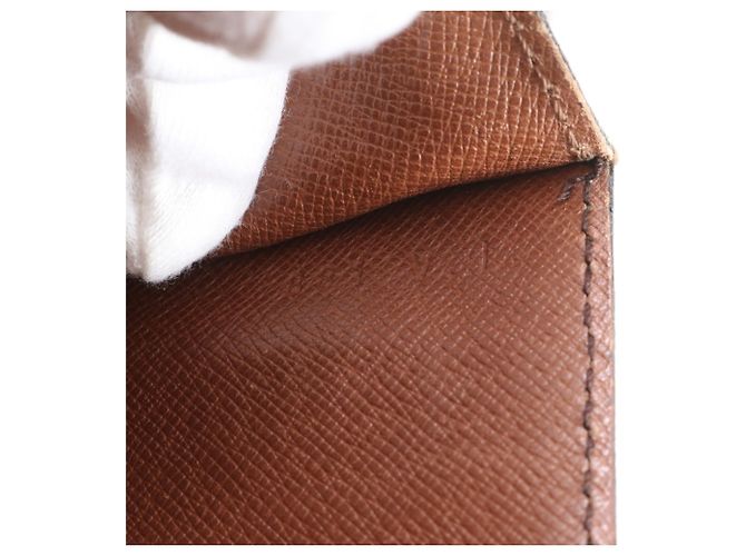Borsa in pelle Monceau M51185 Monogramma Louis Vuitton Marrone - vista 10