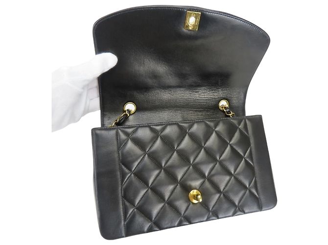 Borsa a Spalla Chanel Diana Nero - vista 18