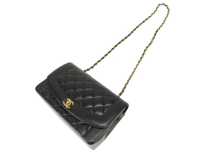Borsa a Spalla Chanel Diana Nero - vista 29