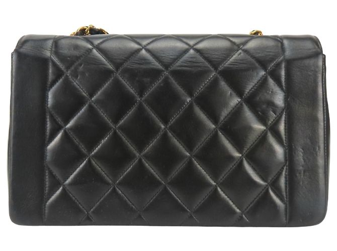 Borsa a Spalla Chanel Diana Nero - vista 5