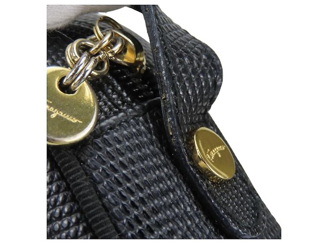 Borsa a Spalla Vara di Salvatore Ferragamo Nero - vista 11