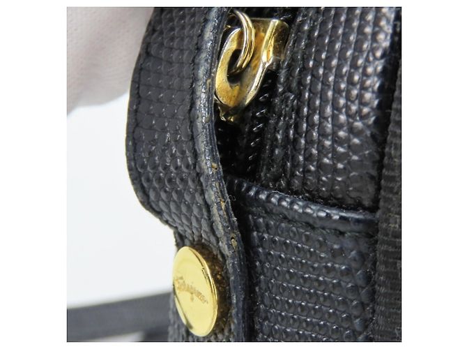 Borsa a Spalla Vara di Salvatore Ferragamo Nero - vista 12