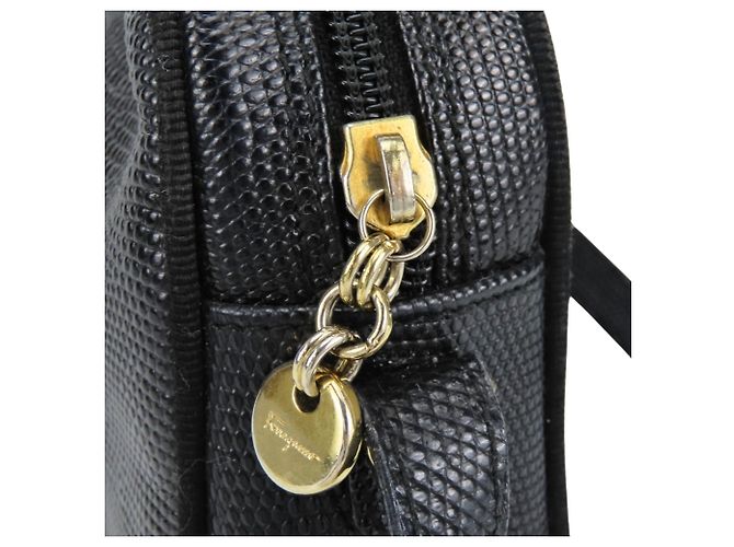 Borsa a Spalla Vara di Salvatore Ferragamo Nero - vista 15