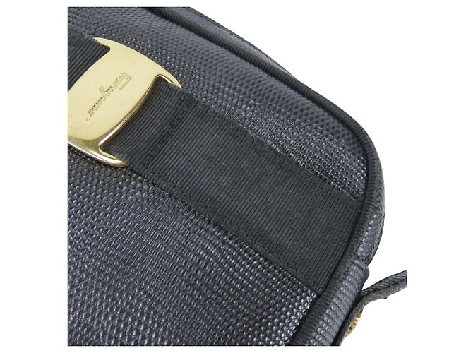 Borsa a Spalla Vara di Salvatore Ferragamo Nero - vista 18
