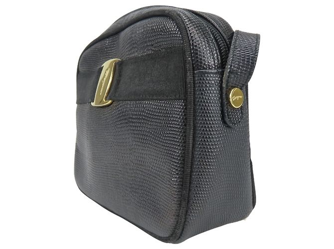 Borsa a Spalla Vara di Salvatore Ferragamo Nero - vista 3